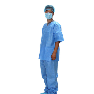 Disposable non woven patient suit